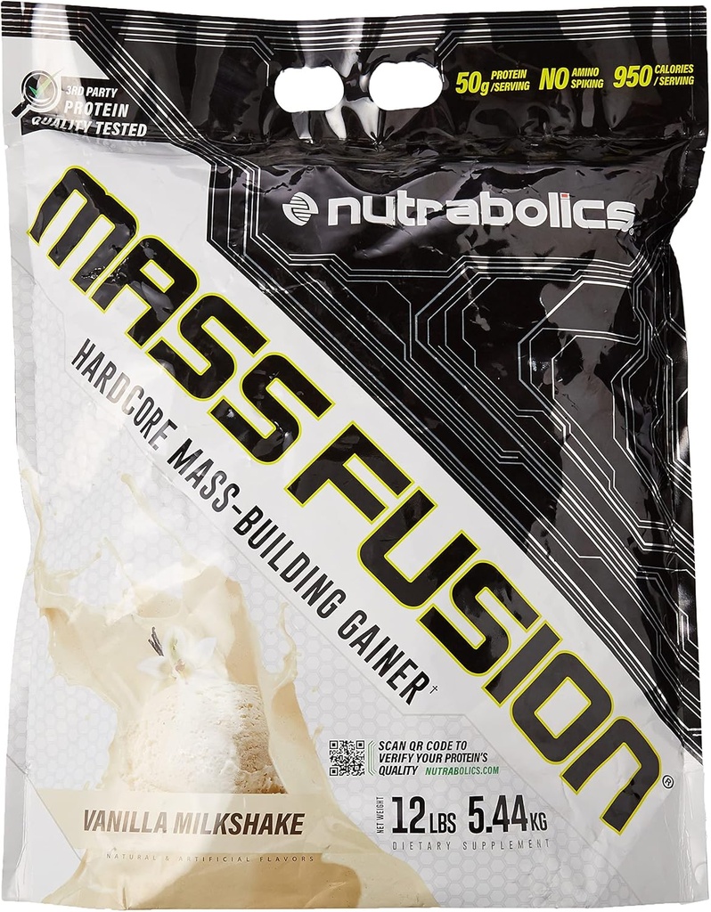 Nutrabolics Mass Fusion (Vanilla Shake, 12 Ib (29 Servings))