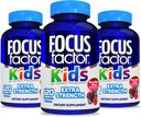 Focus Factor Kids Extra sterkte Dagelijks Kauwbaar voor Brain Health Support, 120 Tellen 