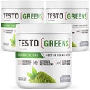 (3 Pack) Testo Greens Powder - Testo Greens, TestoGreens Powder, TestoGreens, TestoGreens Advanced Formula, Testo Greens All Natural Formula, TestoGreens Powder Reviews, 90 porties voor 3 maanden