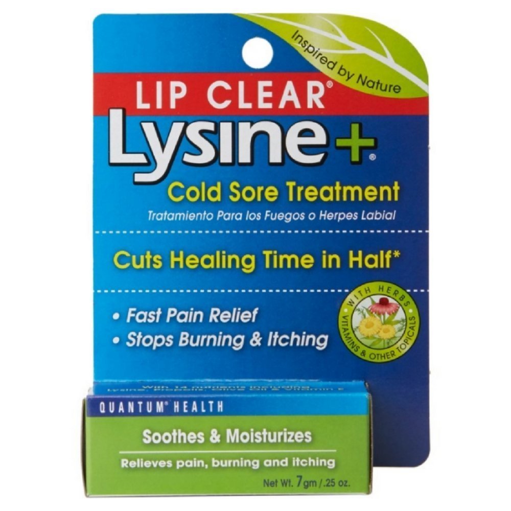 Lèvre clair Lysine+ Traitement des plaies froides 0,25 oz (paquet de 3)