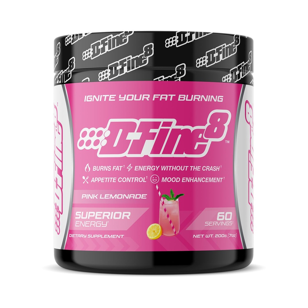Thermogenic Pre-Workout Energy Powder & Shredding Supplement, Boost Energy Mood & Focus, Sugar Free, Bevat senactiv, Endurance, 300mg Cafeïne, N-Acetyl-L-tyrosine (Roze limonade)