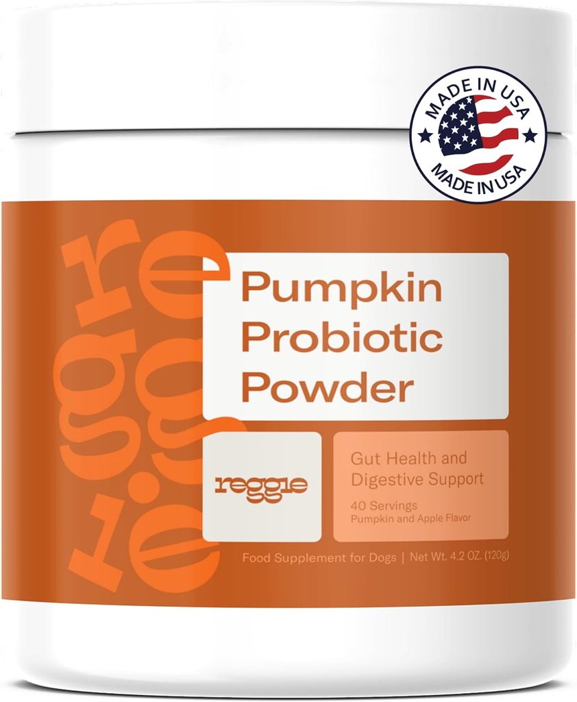 Reggie Pumpkin Probiotic Powder for Dogs 