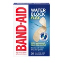 Band-Aid Brand Waterblock Flex 100% waterdichte hechting Bandages voor eerste hulp Wound Care of Minor Cuts, Scrapes & Wounds, Ultra-Flexible Design, Steriel, Allen One Size, 20 ct
