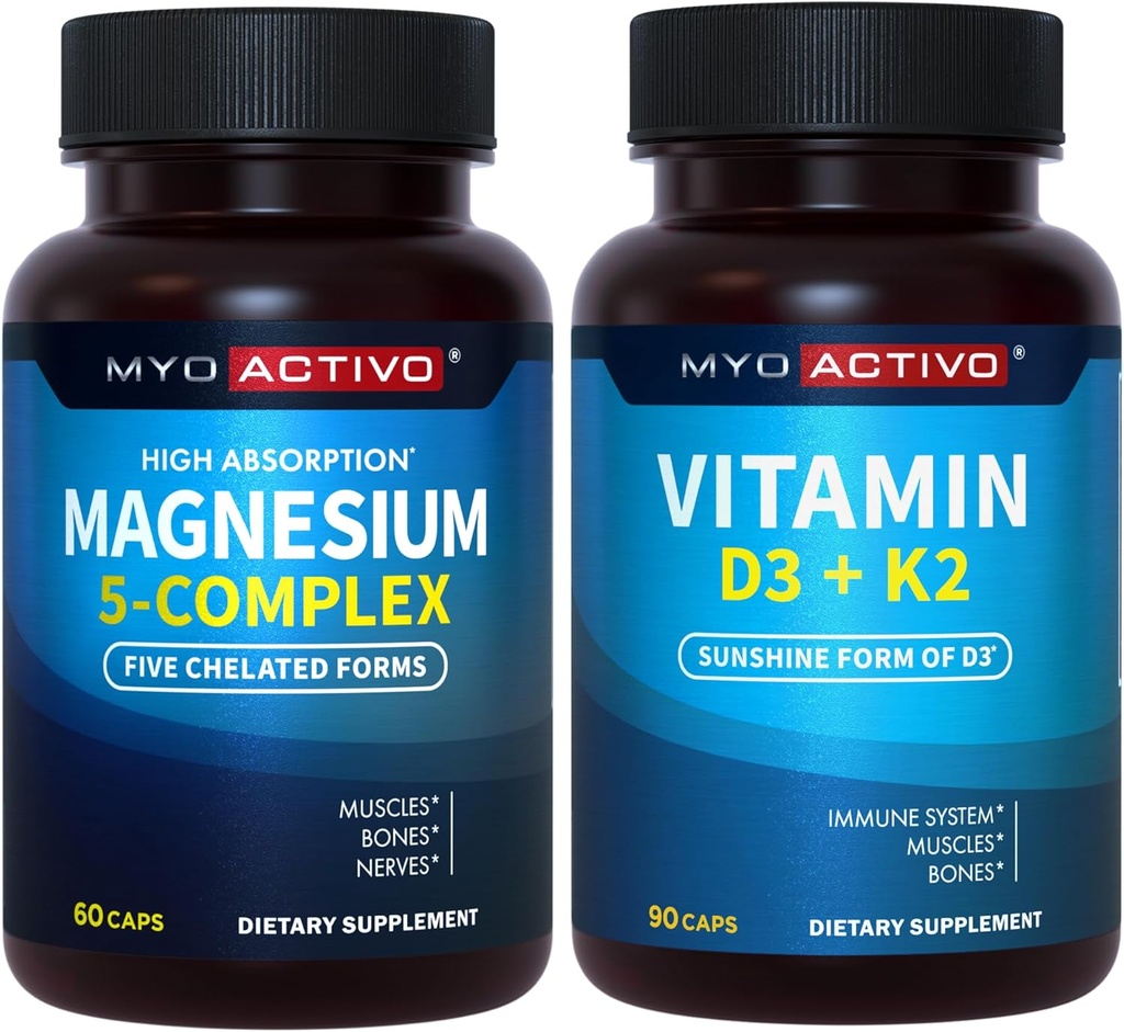 5-in-1 Magnesiumcomplex en vitamine D3 K2