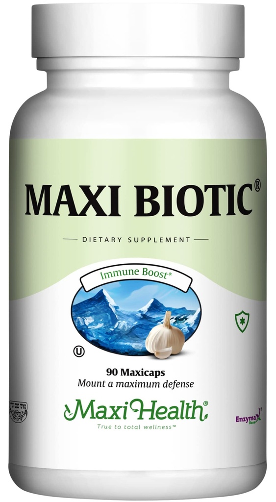 Maxi Health - Maxi Biotic Aged Knoflook Extract Capsules (90 Telling)