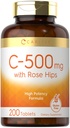 Carlyle Vitamine C met Rose HIPS 500mg 