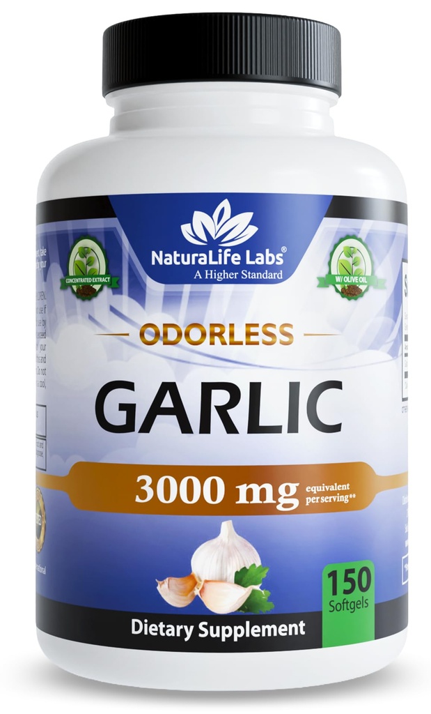 NaturaLife Labs Odorless Grown 3.000 mg Equivalent per portie 150 Softgels 