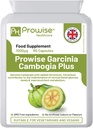 Garcinia Cambogia 1000mg 60 Capsules - Royaume-Uni Normes par Prowise Healthcare - Convient aux végétariens et végétaliens