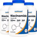 Nutricost Niacinamide (Vitamine B3) 500 mg, 240 capsules (3 flessen)