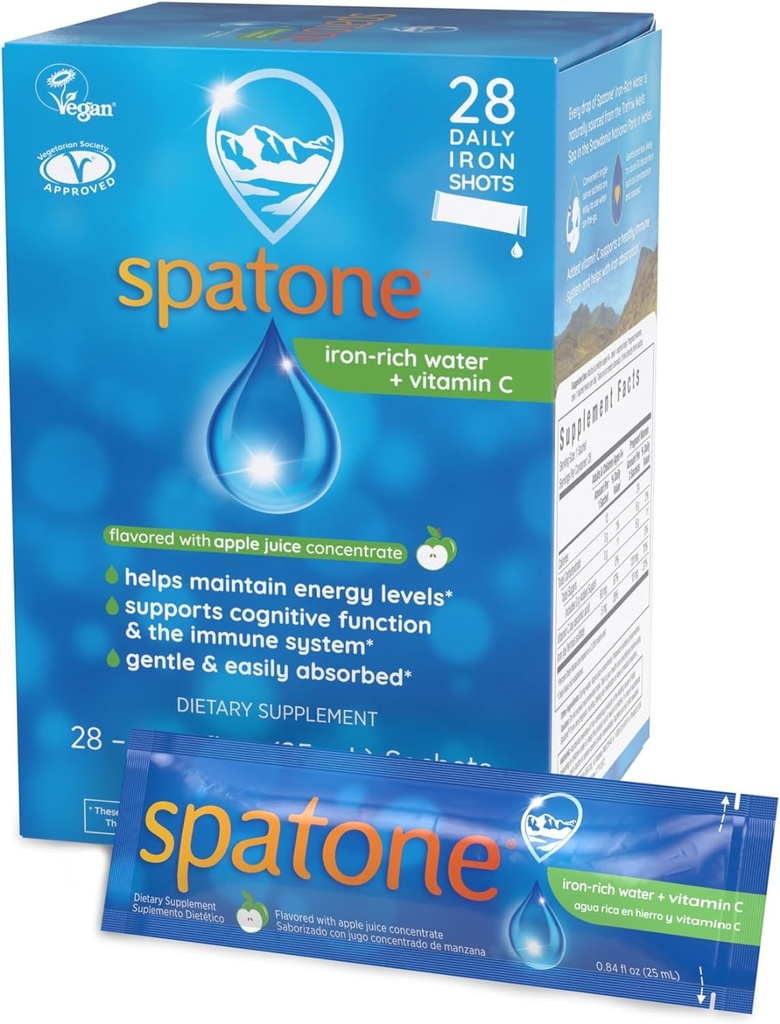 Supplément liquide en fer et vitamine C (28-paquet de 0,85 fl.oz) (Net. 23,8 fl.)
