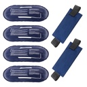 Ice Packs voor Verwondingen Herbruikbaar, 4 Pack Hot en Cold Gel Packs en 2 Pack Verstelbare flexibele Gel Wraps voor Back Shoulders Armen Knieën en Benen letsel herstel, Verlichting Joint en spierpijn verlichting