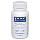 Encapsulations pures Vitamine D3 250 mcg (10 000 UI) - Supplément pour soutenir la santé des os, des articulations, du sein, du coeur, des colonies et des immunes - avec la vitamine D premium - 60 capsules