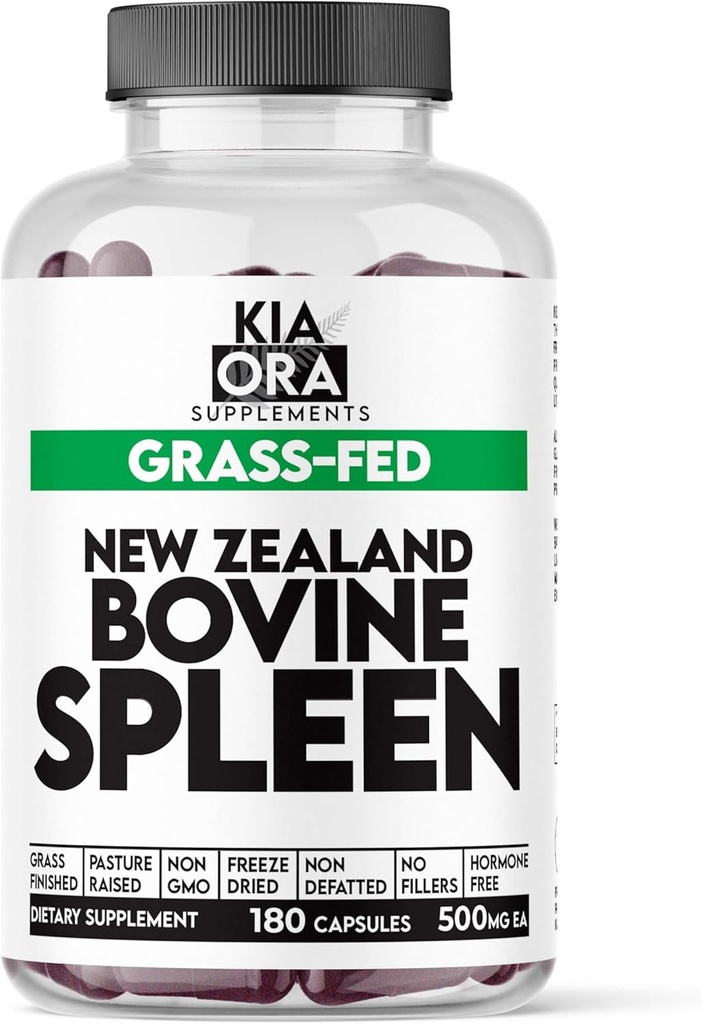 Gras Fed Bovine Spleen Supplement 