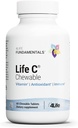 4Levensleven C - 7 Actieve vormen van vitamine C voor Immune Ondersteuning, Nutriënt Absorptie, en voordelen - Citrus smaak - 60 Kauwtabletten
