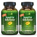 Irwin Naturals Stored-Fat Belly Burner - 72 Liquid Soft-Gels, Pack of 2 - Helpt ondersteuning van de verdeling van opgeslagen vet - 48 Totaal porties