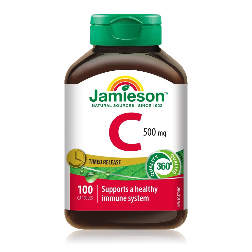 Jamieson Vitamin C 500 mg Timed Release Capsule