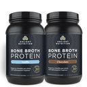 Oude voeding Bone Broth Proteïne Poeder, Chocolade, 40 porties + Bone Broth Proteïne Poeder, Vanille, 40 porties