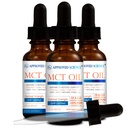 Goedgekeurde Science® MCT Oil - Pure Medium-Chain triglyceride (MCT) Olie afkomstig van kokosnoten met Caprylzuur (C8) en Caprinezuur (C10) - Vegan, 60 ml - Verpakking van 3
