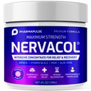 Pharmapulse Neuropathie Nervothérapie et crème de soulagement - Crème de soulagement de la force maximale pour les pieds, les mains, les jambes, les orteils comprend acide alpha lipoïque, Arnica, vitamine B6, Aloe Vera, MSM - apaisant efficace 4oz