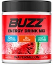 Morning Buzz Energy Drink Powder - Energy Boost Drink Mix - Énergie sans sucre avec des antioxydants - Morning Kickstart et Sport Nutrition Endurance Product - 30 portions, pastèque, 8 onces