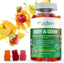 Multi-B vitamine Gummies voor kinderen - met B-complex B6 B12 B9 (Folaat) B7 (Biotin) B5 (pantotheenzuur), A, C, D, E, Zink, Jodium, Inositol, Energie, Zenuwstelsel, Immuniteit Ondersteuning