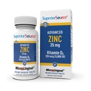 Superior Source Advanced Zink 25 mg - Inclusief vitamine D3 5.000 IE - Premium Immune Support Supplement voor mannen en vrouwen - Non-GMO & Glutenvrije - 60 MicroLingual dissolveable tablets