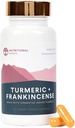 Voedingswortels - Indiase kurkuma + Frankincense - Met 95% Curcinoïden, Curcin Longa, Boswellia Serrata & Black Pepper - Ondersteunt Joint Health - Dieetsupplement - 1 maand aanbod - 60 capsules