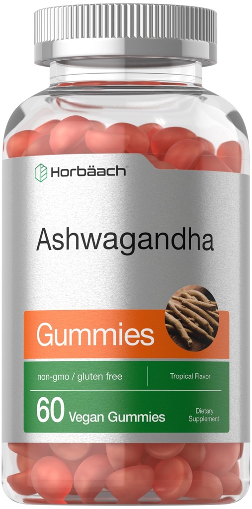 Horbäach Ashwagandha Gummies for Women and Men 60 Graaf 