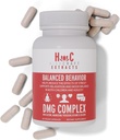 Supplément DMG - Comportement équilibré - Calme, réduit l'irritabilité, l'agitation, les apaisements Changements d'humeur - Magnésium, Potassium, Betaïne, Diméthylglycine, Gluconate de calcium, Glycine