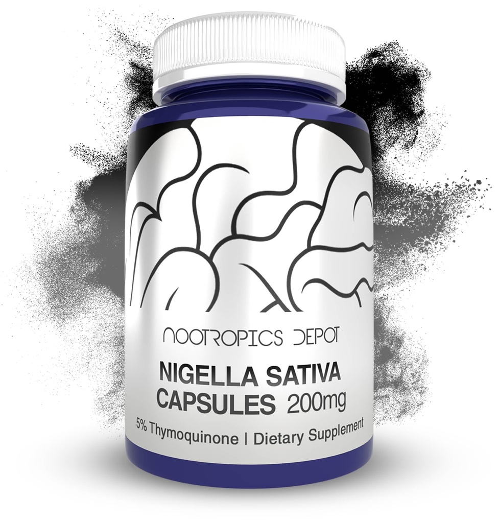 Nootropics Depot Nigella Sativa Extract Capsules 200mg 