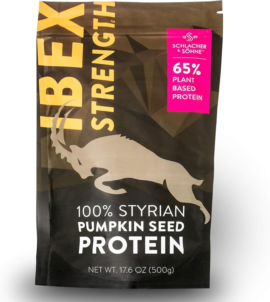 Schlacher & Söhne Styrian Pumpkin Seed Proteïne Poeder: 100% Zuiver, Plant Proteïne, Niet GGO, Glutenvrij, Veganistisch, Geen Additieven, Boost