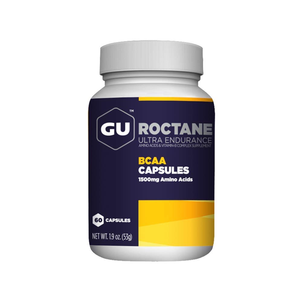 GU Energy Roctaan Ultra Endurance Branch keten Aminozuur en vitamine B Oefening Recovery Capsules, Geïnformeerde keuze, Energie voor voor, tijdens of na een training, 60-Telling fles