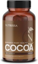 Nutriissa Cacao Capsules 2000mg - Advanced Heart Health, Nitric Oxidation & Circulation Support - 500mg Cacao Flavanols per Serving - EPEB Certified for Purity & Potency - Vegan, 120 Capsules, 40 Servings