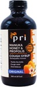 P.R.I Natural Dry Cough Syrup met Manuka Honing, Propolis, Tea Tree Oil en Vitamine C - Sore Throat & Immune Support, Original Flavor, 8oz