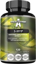 5-HTP 150 mg per capsule - 120 Vegan Capsules - 4 maand supply - Griffonia simplicifolia Seed Extract - Enhanced Mood and Well-Being - Dieetsupplement van Apollo's Hegemony