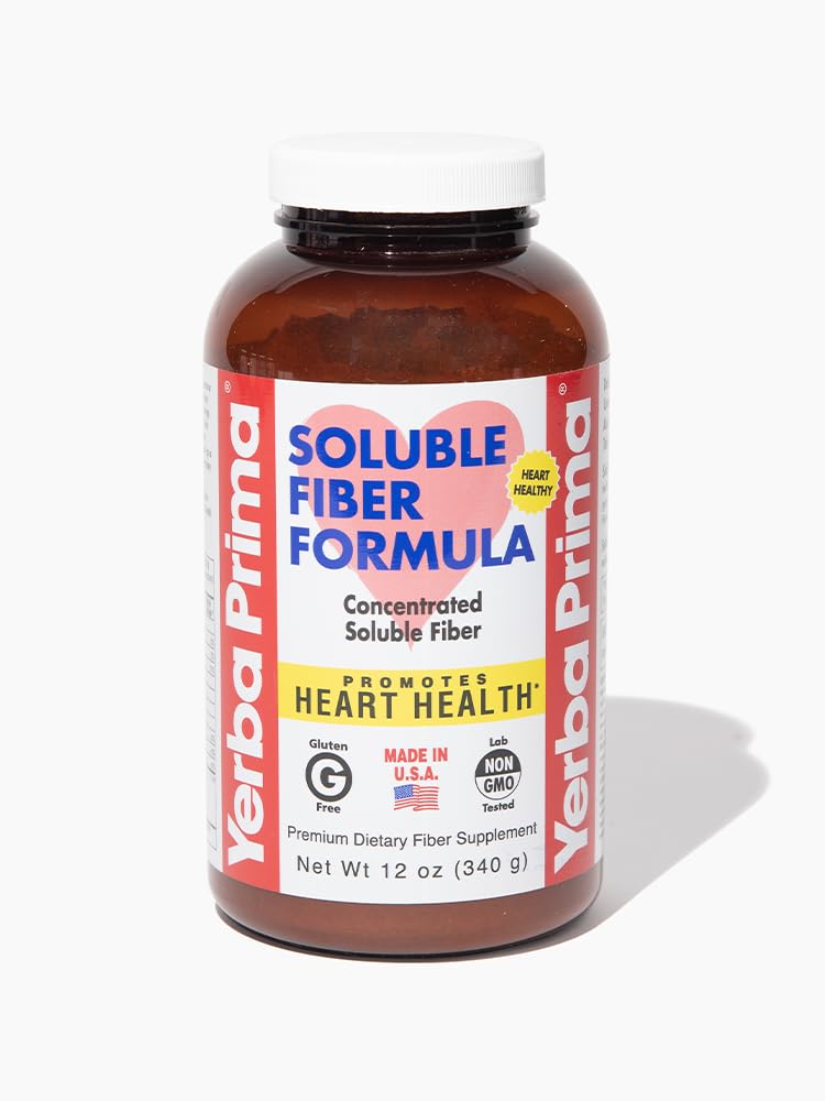 Forme soluble de poudre de fibre primaire Yerba, 2 emballages