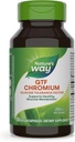 Nature's Way GTF Chroom, Glucose Tolerantie Factor, Ondersteunt Gezond Glucose Metabolisme*, 200 mcg Chroom per Serving, 100 Vegan Capsules (Verpakking mei Vary)