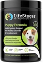 Fase 1: Puppy formule 0-3 jaar voor hondengewicht Gain, spier- & gezamenlijke ontwikkeling, gezonde huid en jas . . Omega 3 & 6, Spirulina, vitamine B6 & Probiotica - Vet goedgekeurd