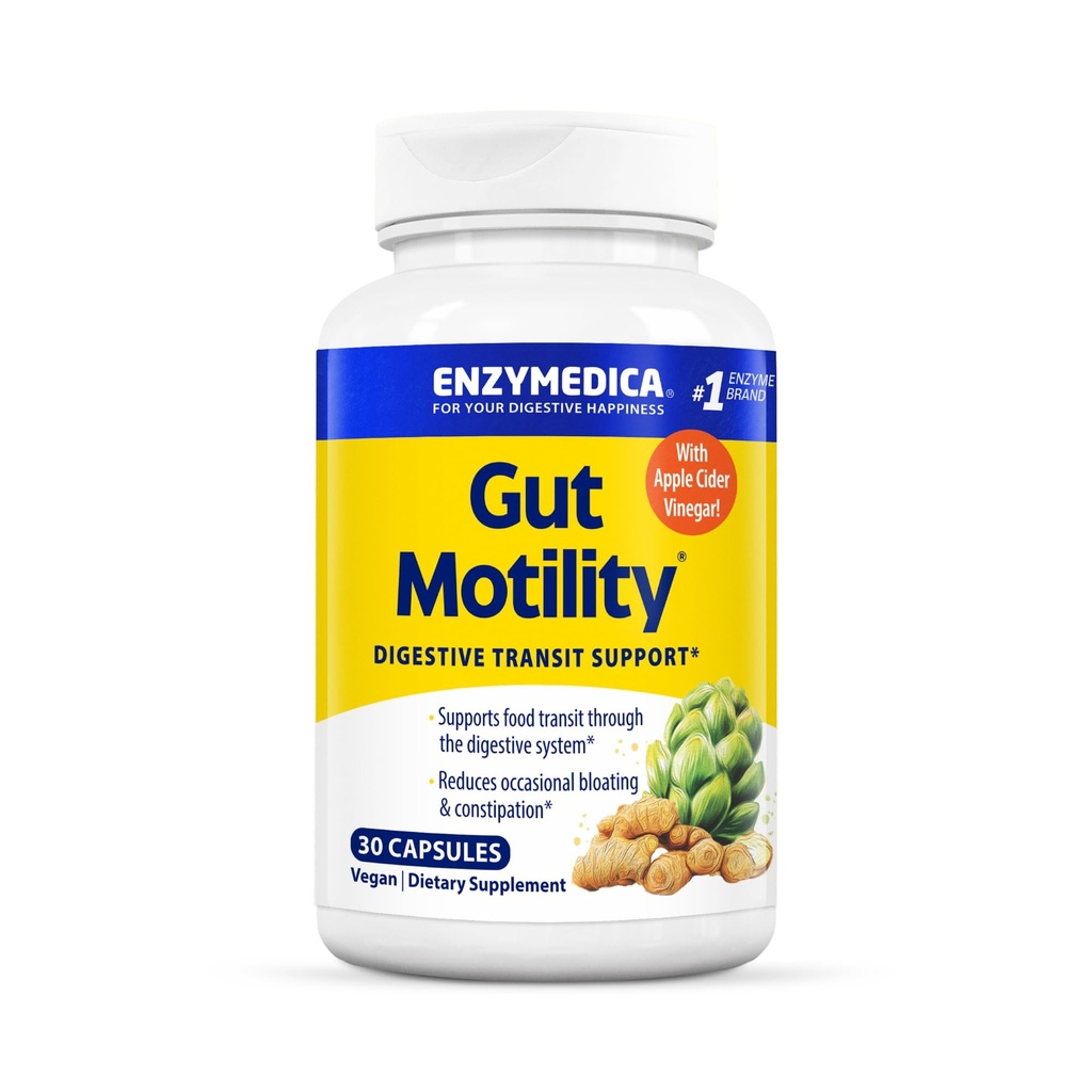 Enzymedica, Gut Motility, Digestieve Transport Ondersteuning, 30 Tellen