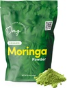 OMG! Superfoods Biologische Moringa Poeder - 100% zuiver, USDA Gecertificeerd Organisch - Goede bron van calcium, ijzer, vitamine A, vitamine E & Meer! - 15,5 Ounces (1 Pakket)