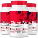 (3 packs) GlucoBio Capsules, supplément officiel de Gluco Bio, toute la formule naturelle pour soutenir la santé et le bien-être dans l'ensemble, pilules vitaminiques premium, critiques de GlucoBio (180 capsules)