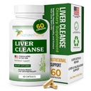 Nature Nectar Liver Cleanse Detox & Repair – Supplément de soutien du foie actif avec détox du foie de chardon de lait – Aide à réparer et protéger le foie, aide Fatty Liver & Gallbladder Health – 60 Capsules