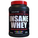 Insane Labz Insane Whey, 100% Muscle Building Whey Protein, BCAA Profil Amino, Mass Gainer, Remplacement des repas (Cake du midi, 30 portions)
