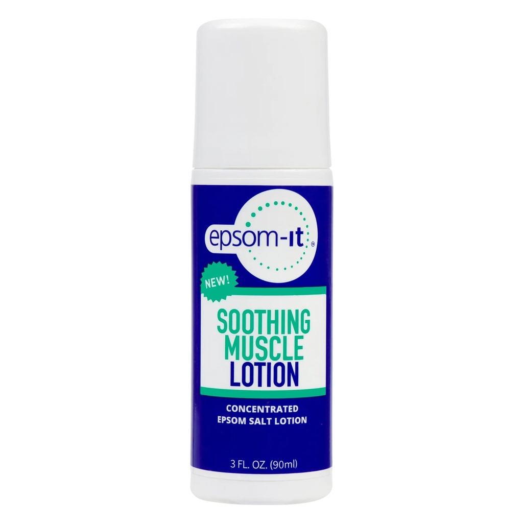 Epsom-It verzachtende spierlotion - Roll On Epsom zoutlotion met Arnica voor spierstijfheid, been, knieën en voeten Ongemak, Topical Magnesium Cream, 3oz