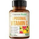 Vitamine liposomique C 1000mg - Poudre de vitamine C d'absorption premium - Supplément de soutien immunitaire - Vitamine C 1000mg - Haute puissance pour le soutien antioxydant - Doucement sur la digestion et la prise rapide. 60 gélules