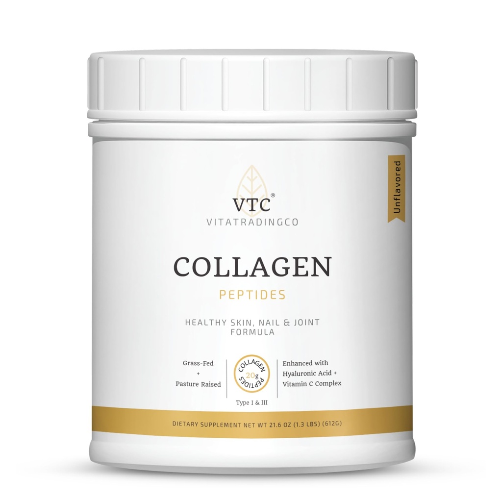 VTC VitaTradingCo. Grass-Fed Collagen Peptides Powder 