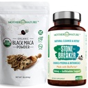 Biologische Black Maca Root Powder + Chanca Piedra Stone Breaker Capsules 