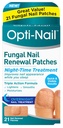 Opti-Nail Schimmel Nagel vernieuwing Patches - 21 Patches, Nacht-Tijd Behandeling verbetert Nagel verschijning terwijl u slaapt