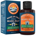 Wake Up Call Baard Jelly - Cafeïne baard groei olie met Virgin Green Coffee Oil & Peppermint, Natural Thickener en Moisturizer (3.1oz, Original Spice)