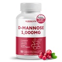 D-Mannose met Cranberry, Uva Ursi, Hibiscus, Ginger, Black Pepper - Ondersteunt Urinary Tract Health, Bladder Cleanse - Made and Tested in The USA